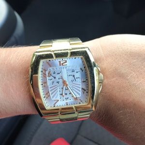 Gold Guess Watch